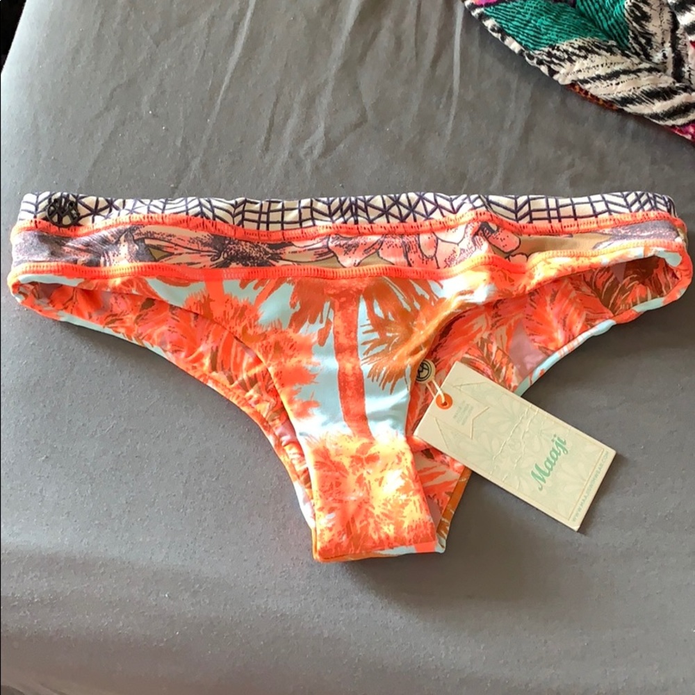 Maaji palm tree bikini bottoms